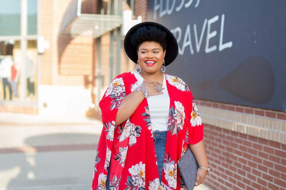 plus size kimono